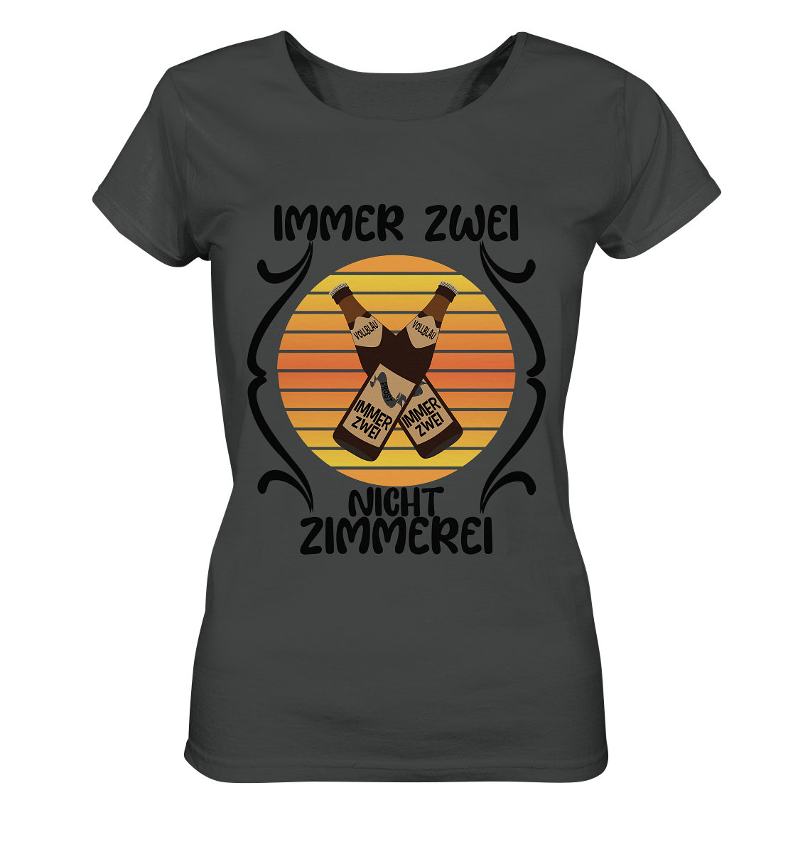 Immer Zwei, Nicht Zimmerei, witziges für den Alltag - Ladies Organic Basic Shirt