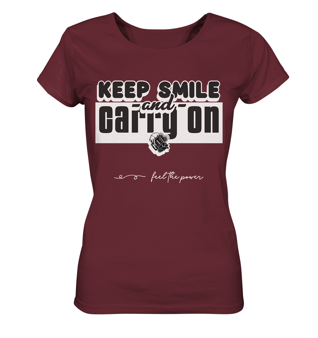 T-Shirt Geschenkidee- Keep Smile- Streetwear