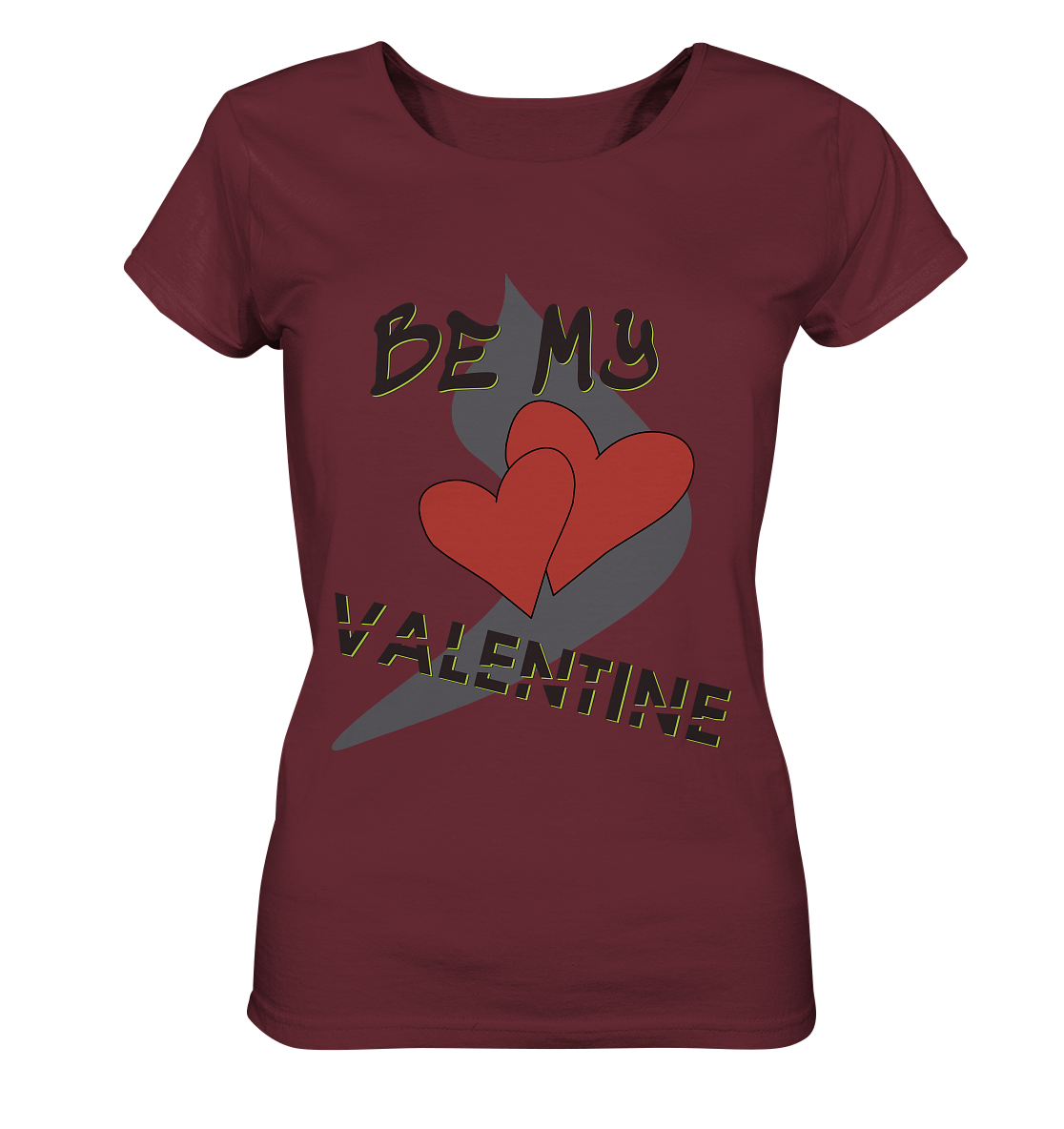 Be my Valentine, Valentinstag, 14. Februar - Ladies Organic Basic Shirt