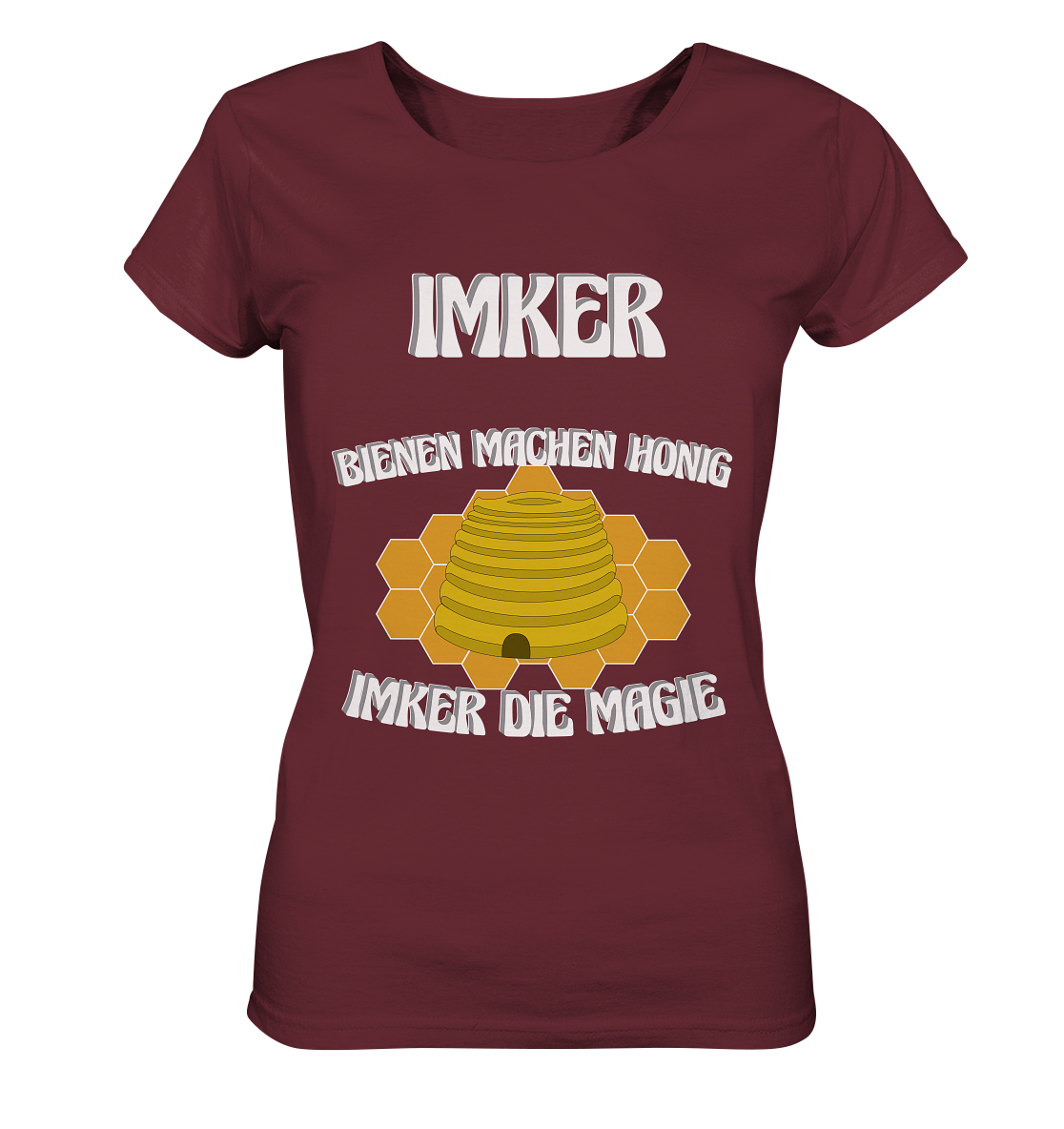 Imker, Bienen, Honig - Eine Magie, Imkerei, Wunder - Ladies Organic Basic Shirt