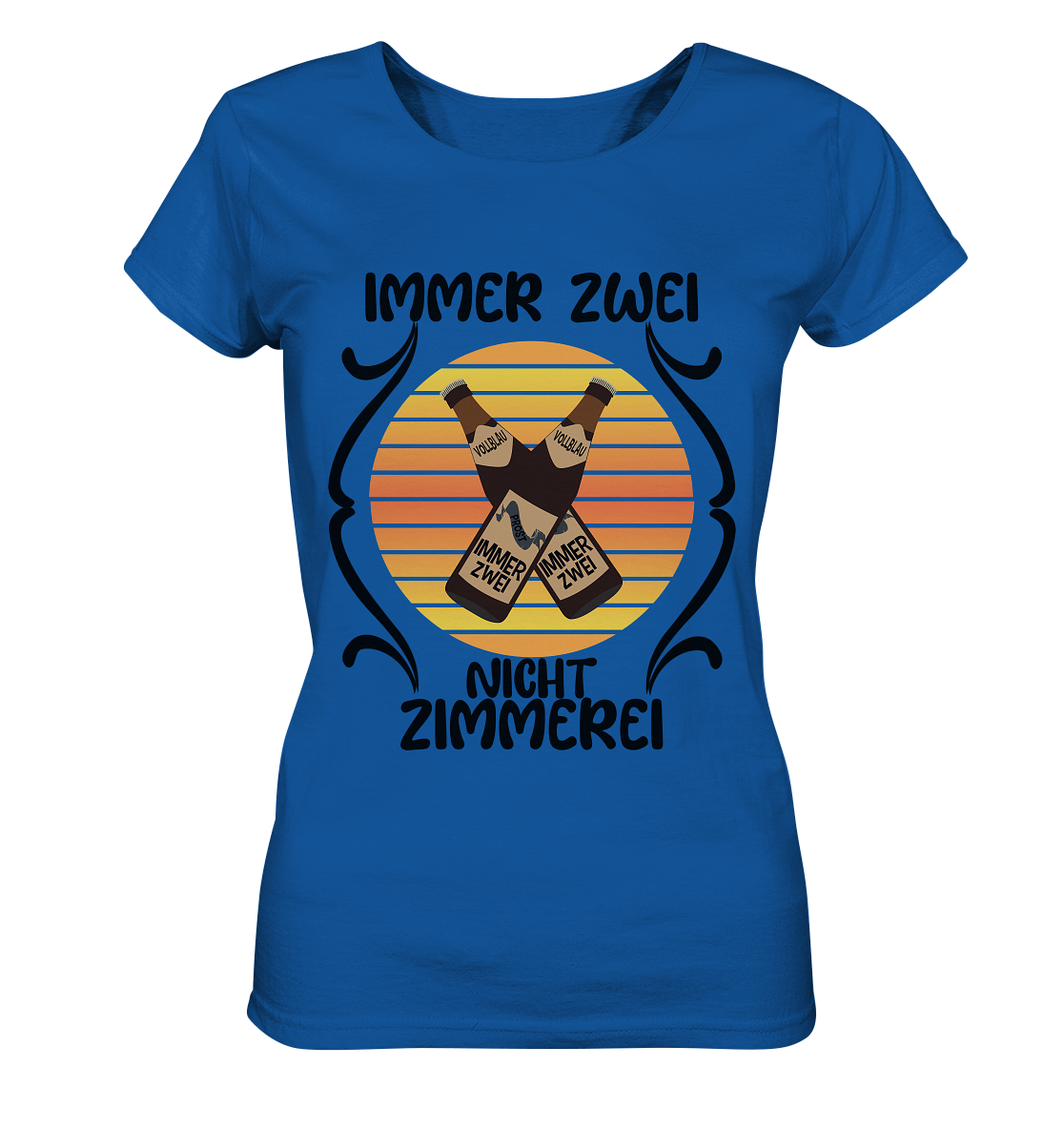 Immer Zwei, Nicht Zimmerei, witziges für den Alltag - Ladies Organic Shirt