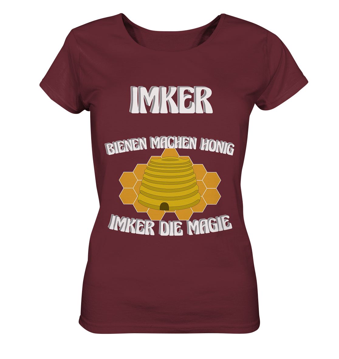 Imker, Bienen, Honig - Eine Magie, Imkerei, Wunder - Ladies Organic Shirt