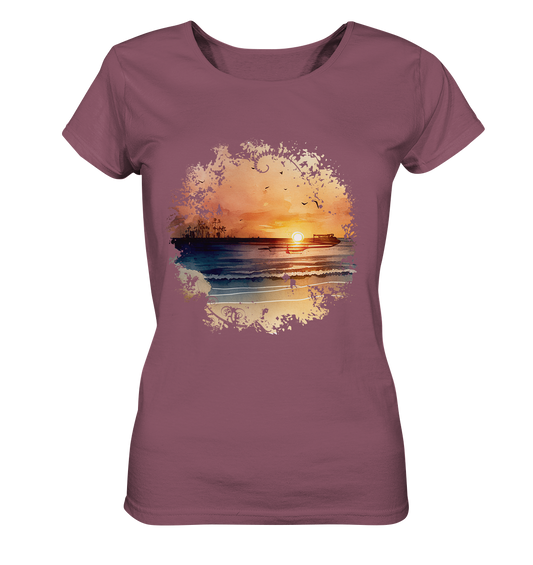 Sunset- "Endless Summer" Sommer und gute Laune in deinem Kleiderschrank - Ladies Organic Shirt