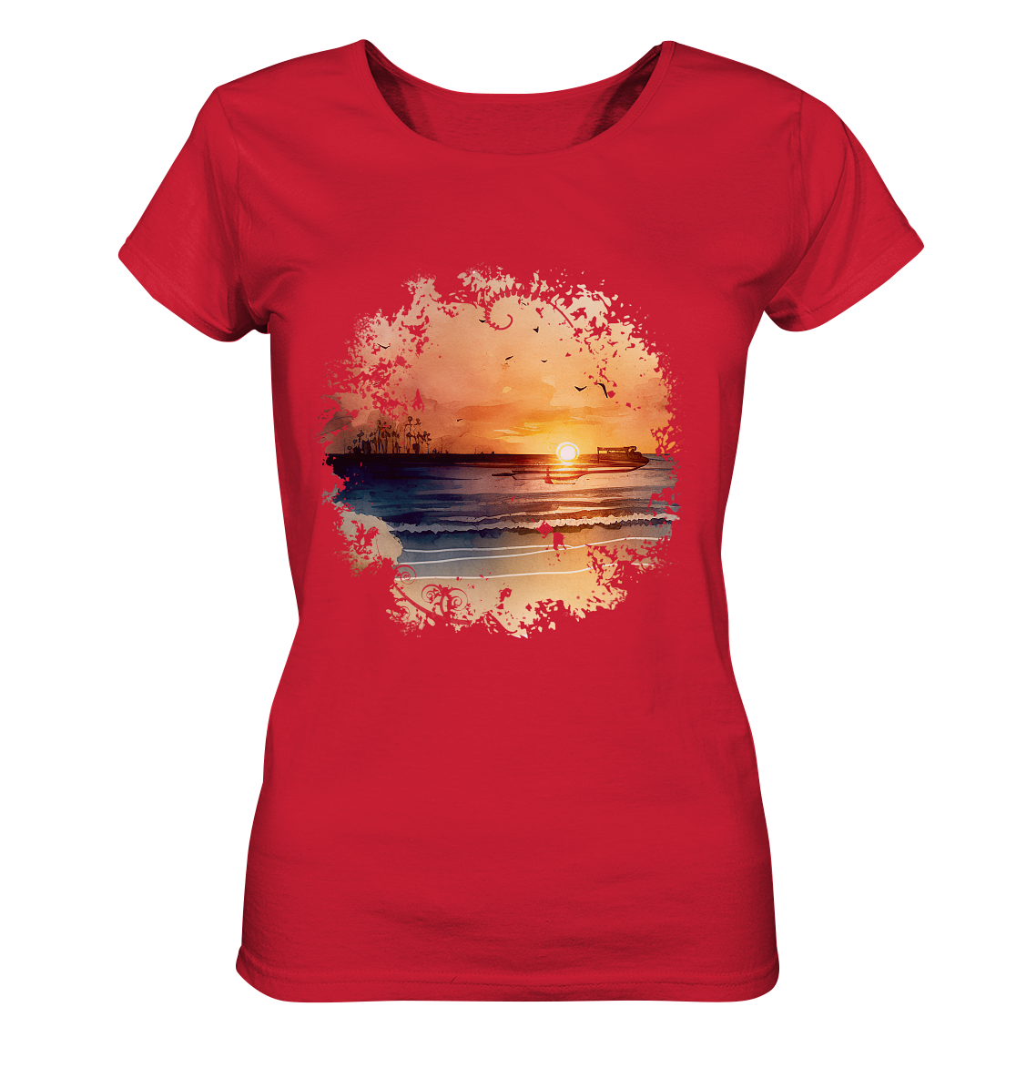 Sunset- "Endless Summer" Sommer und gute Laune in deinem Kleiderschrank - Ladies Organic Shirt