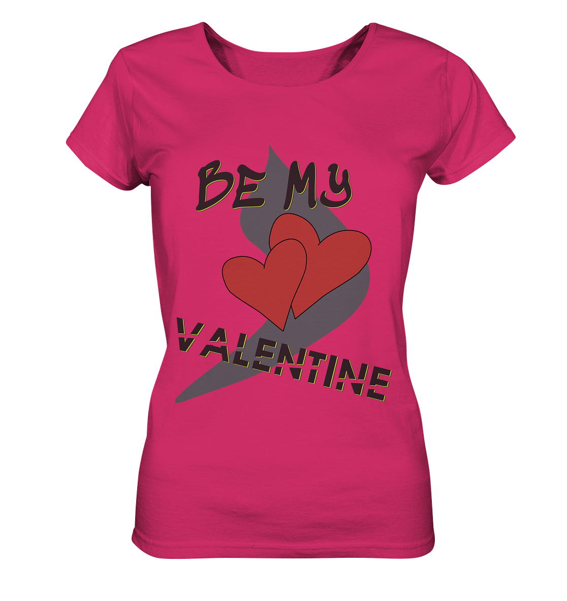 Be my Valentine, Valentinstag, 14. Februar - Ladies Organic Shirt