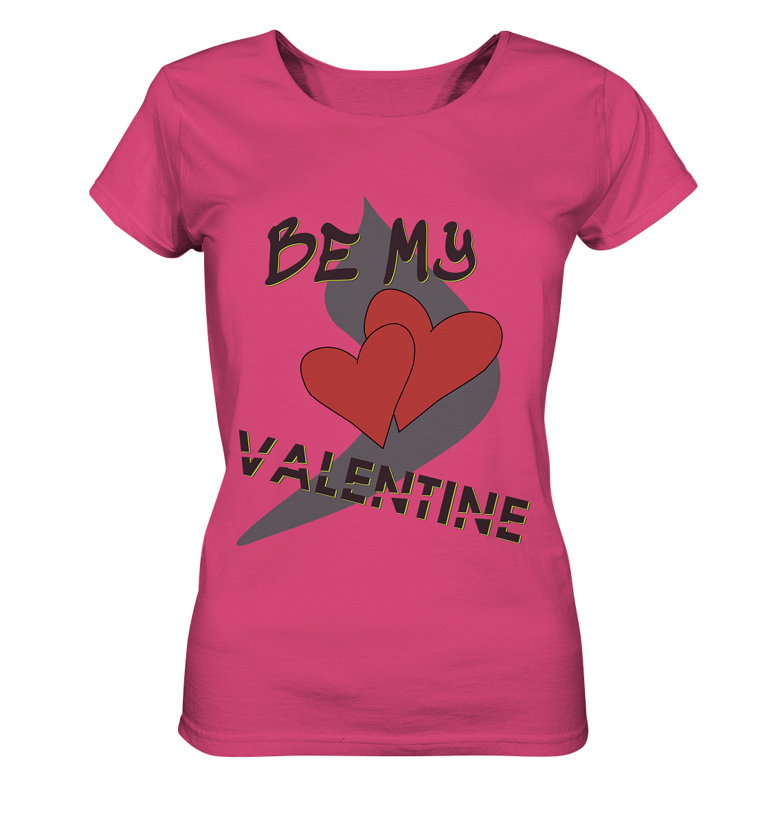 Be my Valentine, Valentinstag, 14. Februar - Ladies Organic Shirt