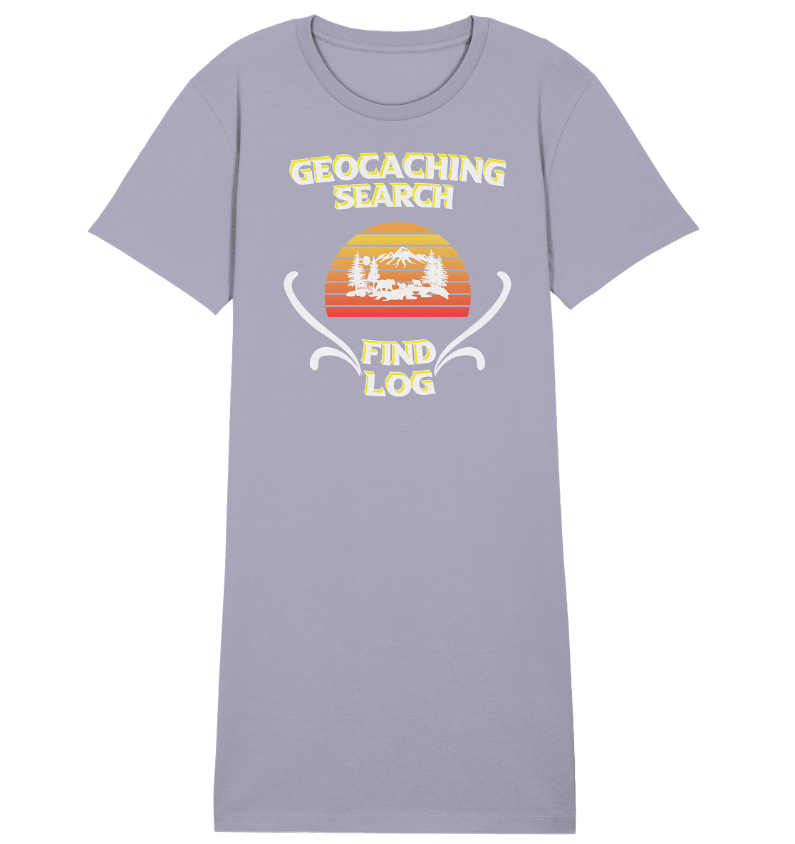 Geocaching, Suchen, Finden und Log, Geocache - Ladies Organic Shirt Dress