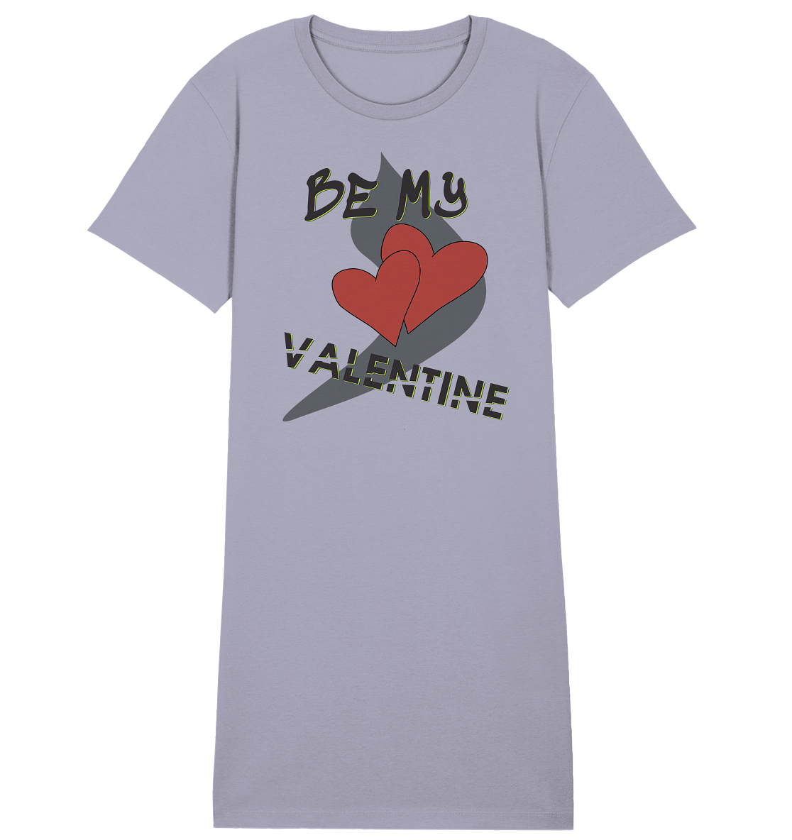 Be my Valentine, Valentinstag, 14. Februar - Ladies Organic Shirt Dress