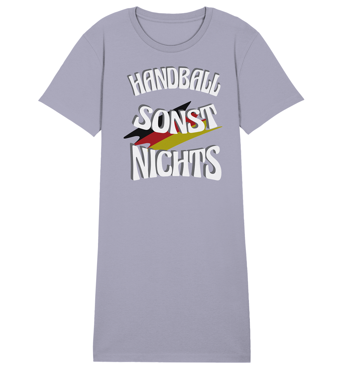 Handball sonst Nichts, mit Leib und Seele Fan, Handballfans  - Ladies Organic Shirt Dress