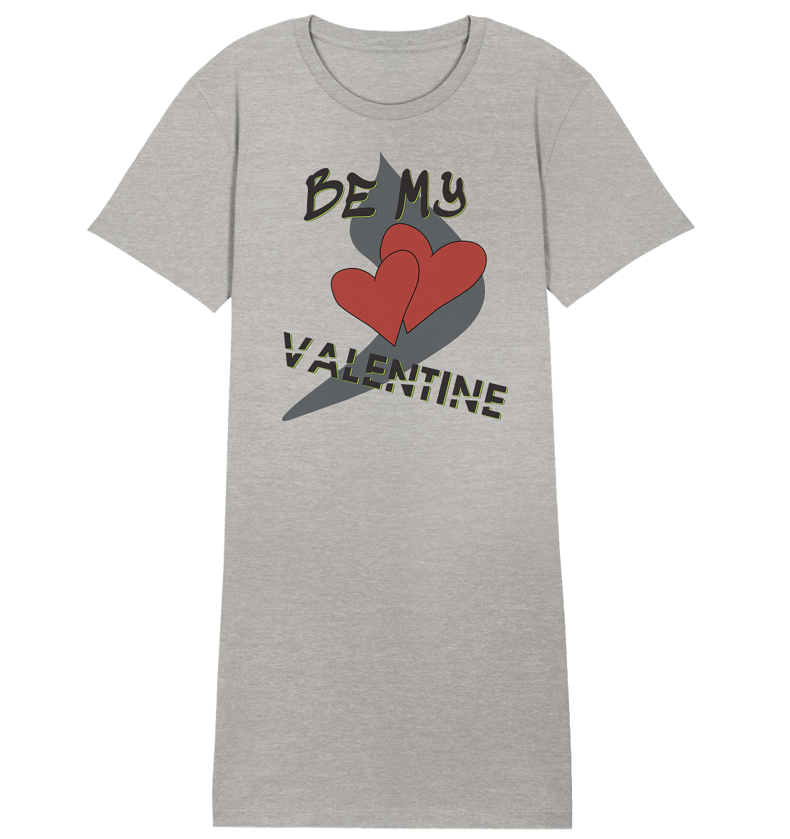 Be my Valentine, Valentinstag, 14. Februar - Ladies Organic Shirt Dress