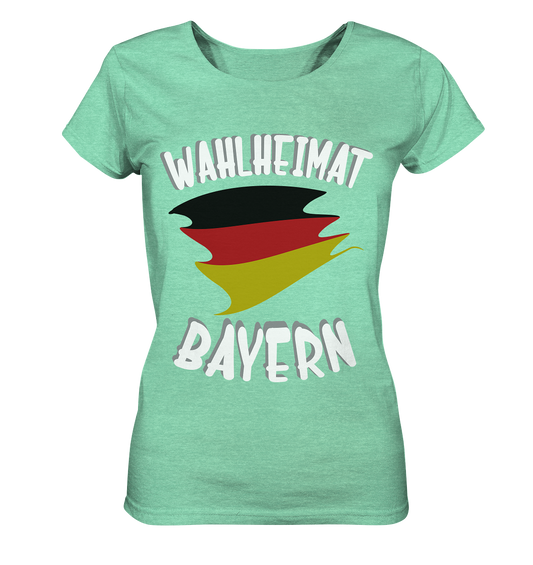 Heimat Bayern Damen Organic Shirt (meliert)