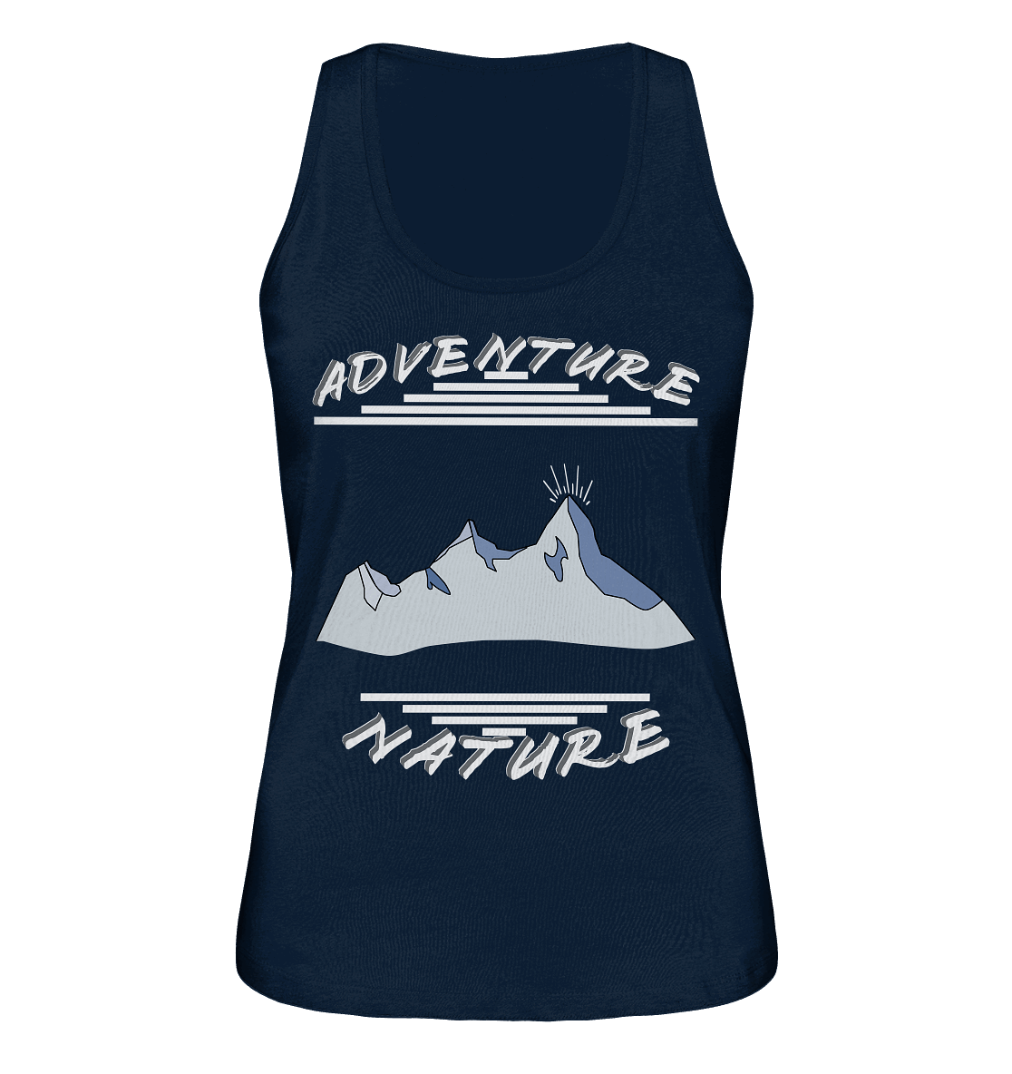 Adventure Nature, Abenteuer Natur, Camping, Geocaching - Ladies Organic Tank-Top