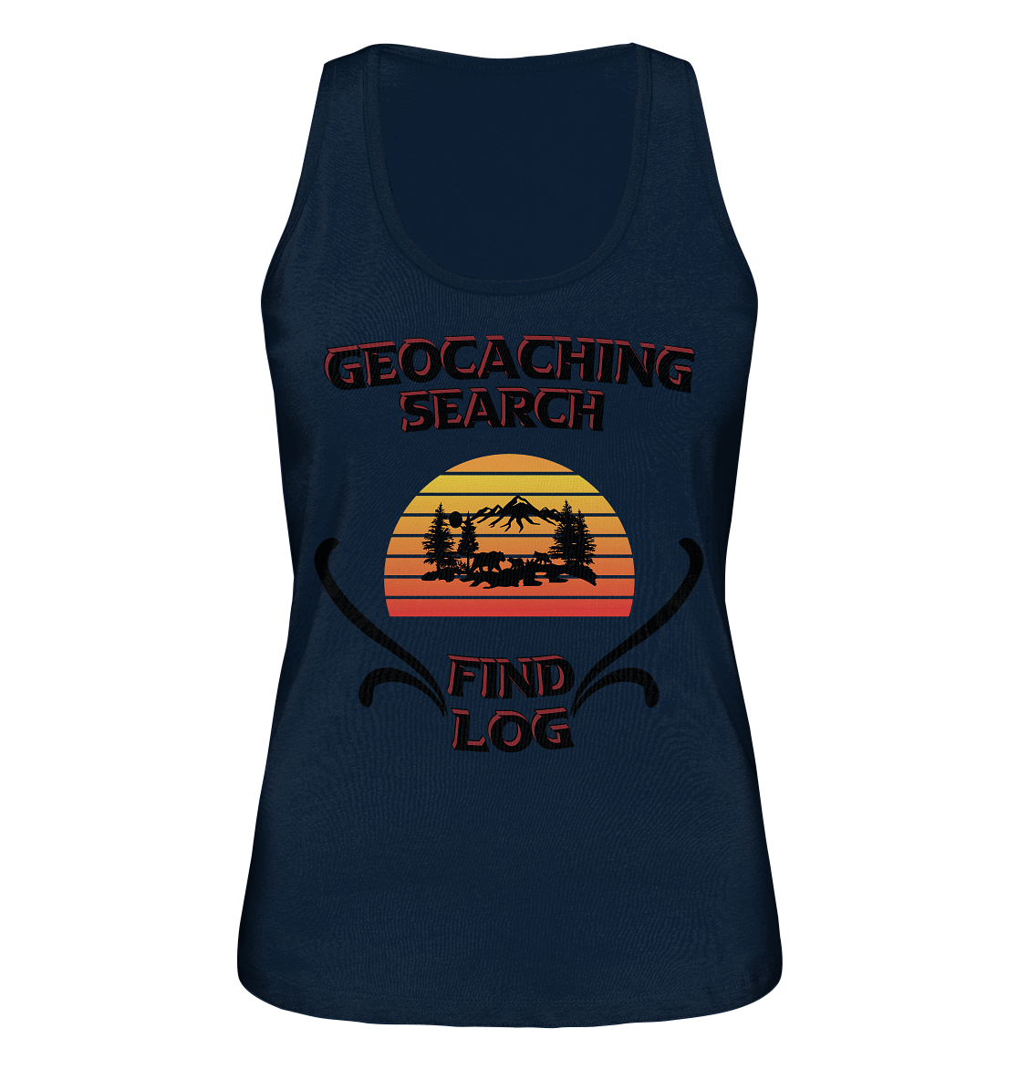 Geocaching, Suchen, Finden und Log, Geocaches - Ladies Organic Tank-Top