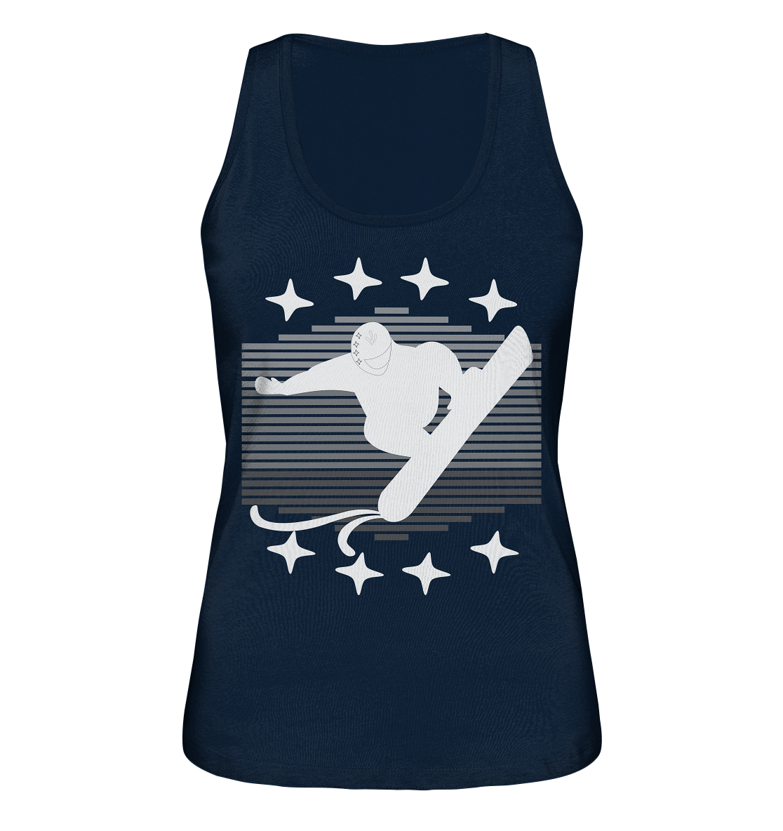 Snowboarder, Apres- Ski, Party danach, Piste - Ladies Organic Tank-Top