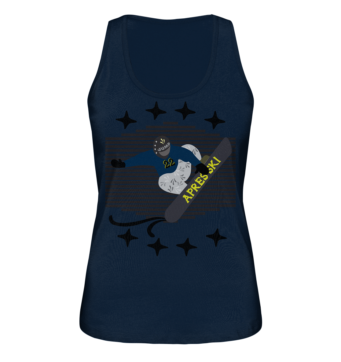 Snowboarding, Apres- Ski, Snowboard, - Ladies Organic Tank-Top