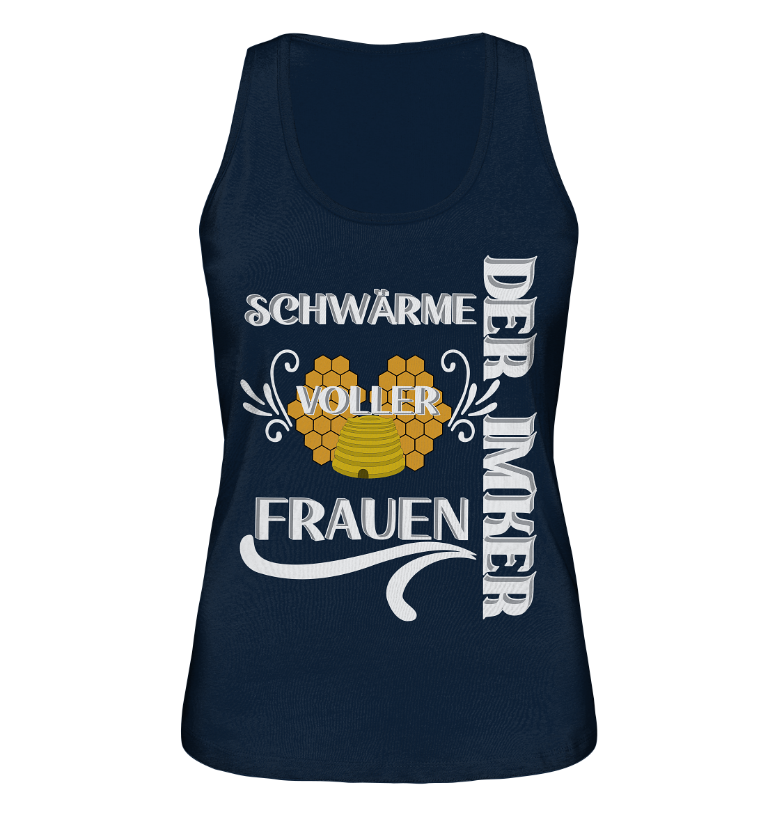 Der Imker, schwärme voller Frauen, Imkerei, Helden, Helles Motiv - Ladies Organic Tank-Top