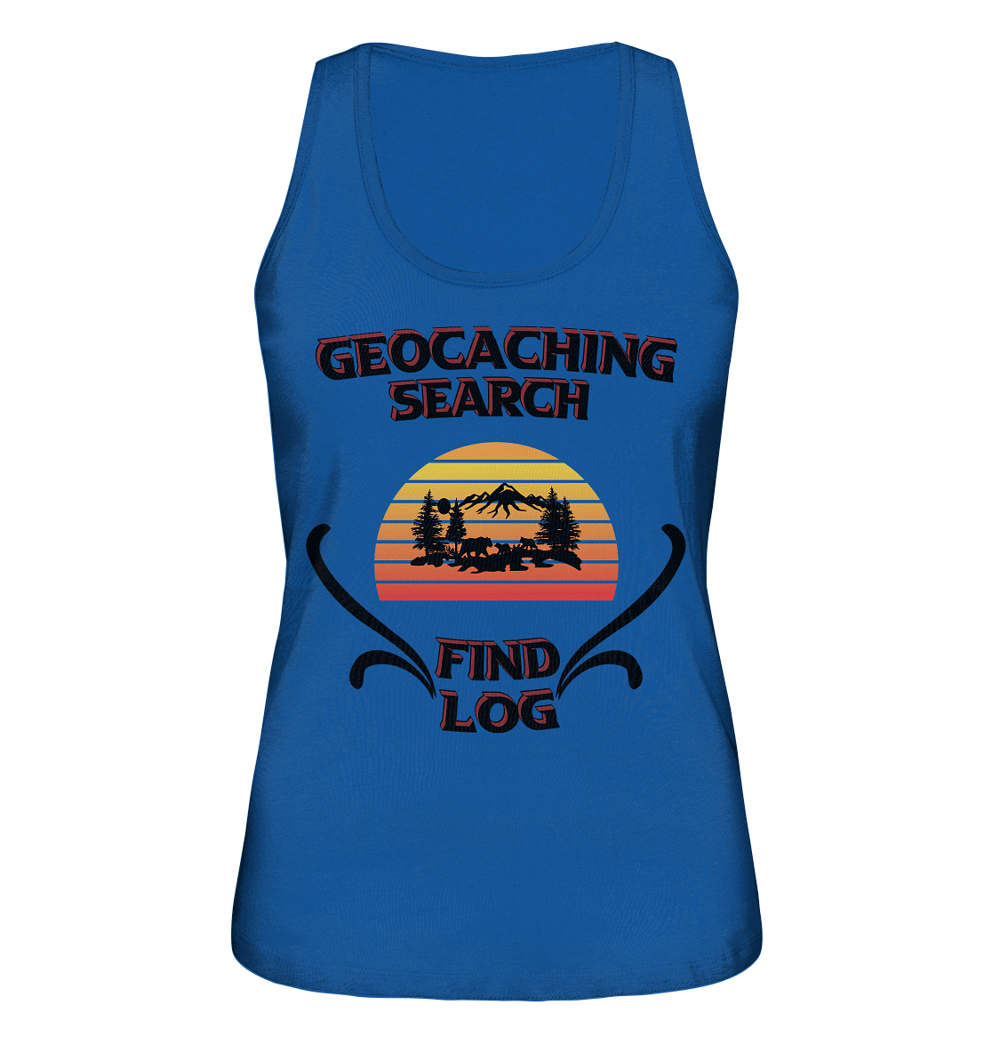 Geocaching, Suchen, Finden und Log, Geocaches - Ladies Organic Tank-Top