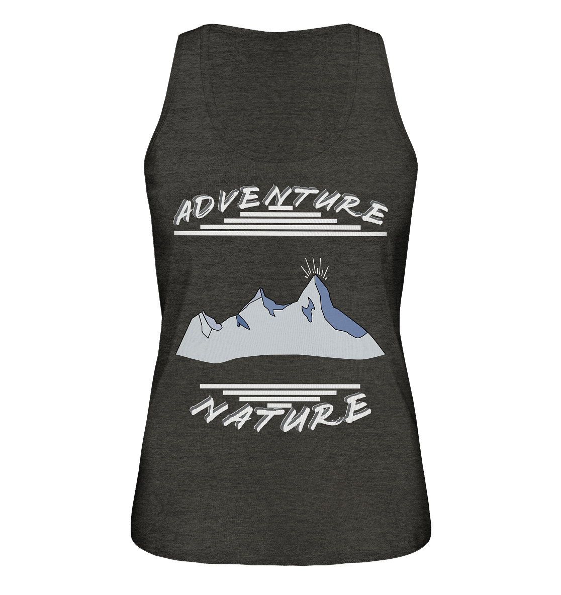 Adventure Nature, Abenteuer Natur, Camping, Geocaching - Ladies Organic Tank-Top