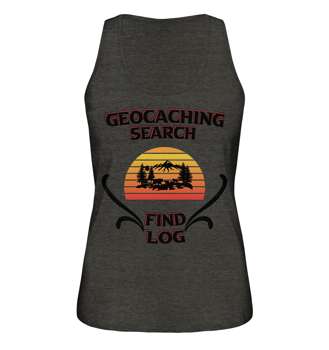 Geocaching, Suchen, Finden und Log, Geocaches - Ladies Organic Tank-Top