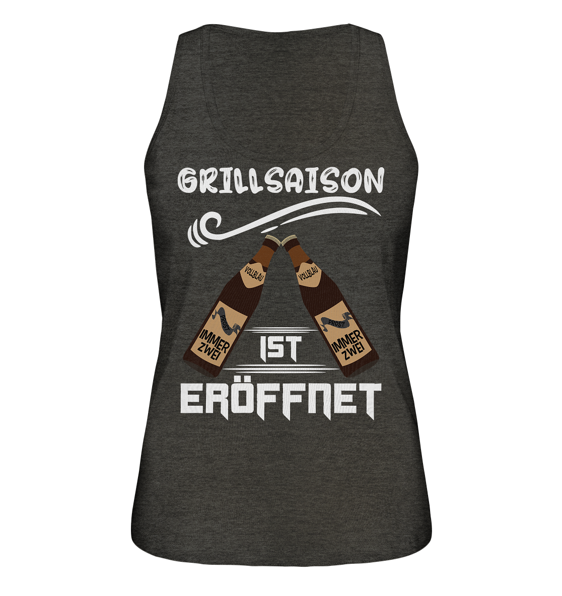 Grillsaison ist eröffnet, Grillen, Party, Feiern, Helles Design - Ladies Organic Tank-Top