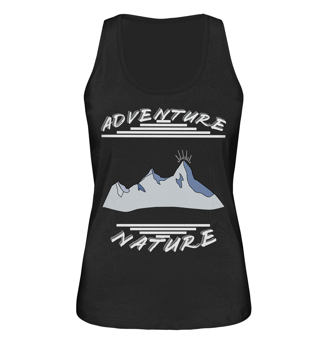 Adventure Nature, Abenteuer Natur, Camping, Geocaching - Ladies Organic Tank-Top