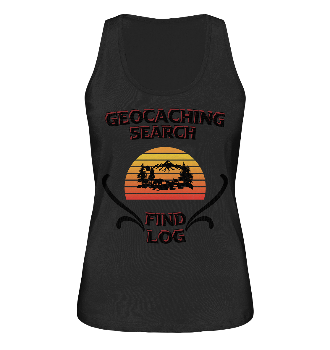 Geocaching, Suchen, Finden und Log, Geocaches - Ladies Organic Tank-Top