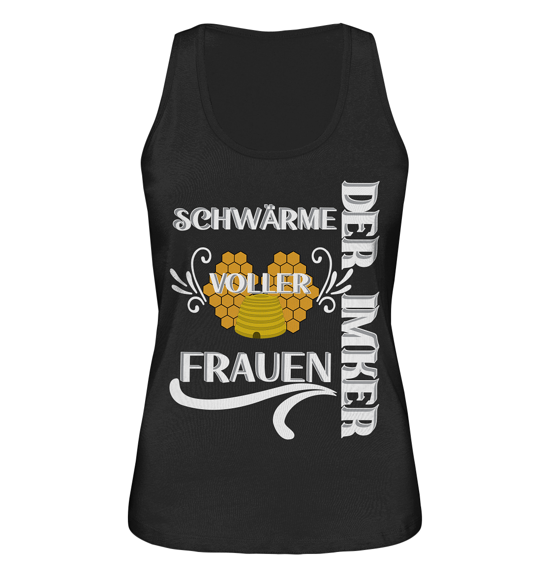 Der Imker, schwärme voller Frauen, Imkerei, Helden, Helles Motiv - Ladies Organic Tank-Top