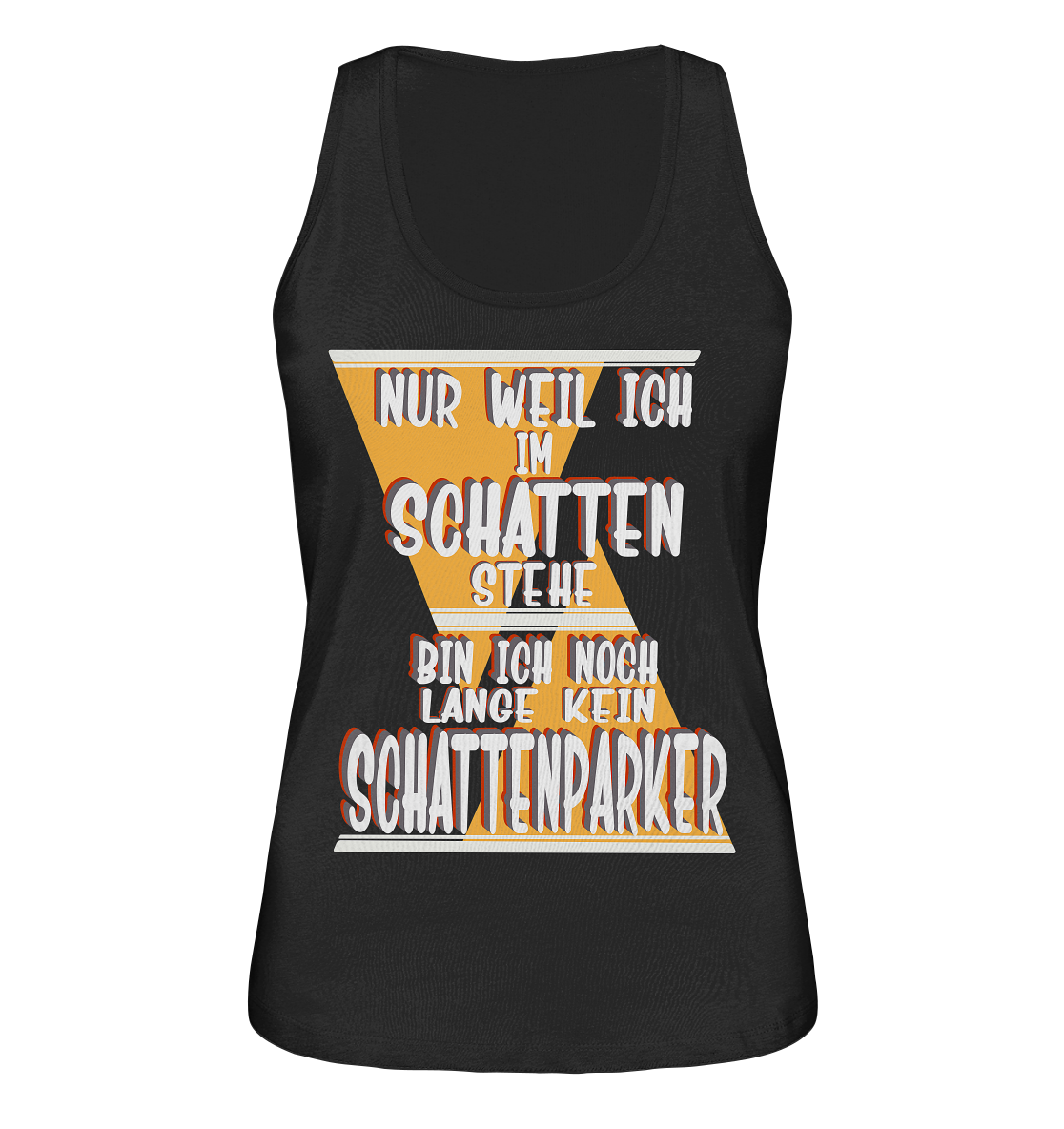 Schattenparker, mein Statement, Helles Design - Ladies Organic Tank-Top