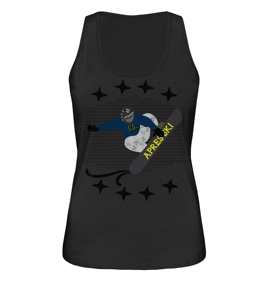 Snowboarding, Apres- Ski, Snowboard, - Ladies Organic Tank-Top