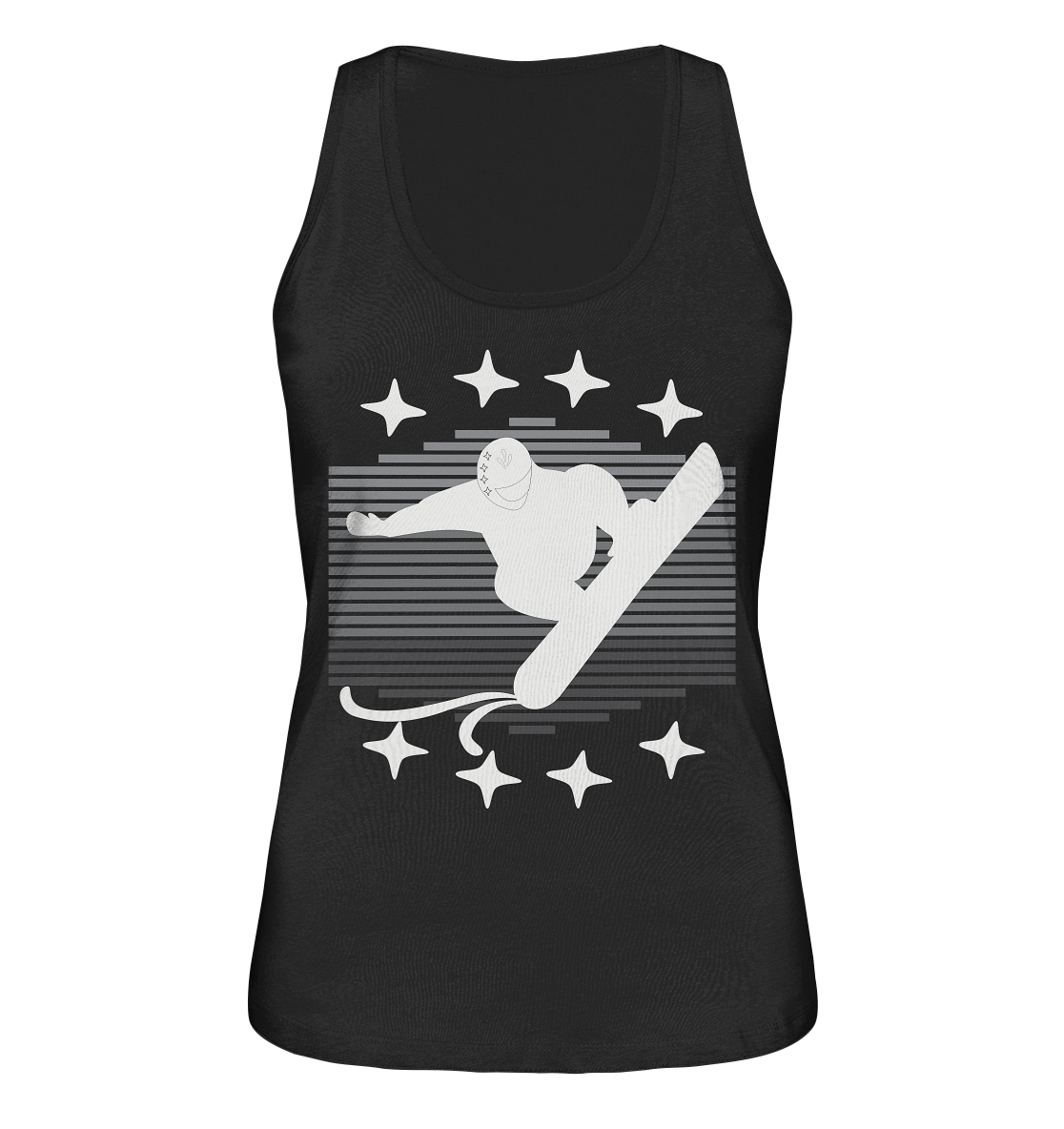 Snowboarder, Apres- Ski, Party danach, Piste - Ladies Organic Tank-Top