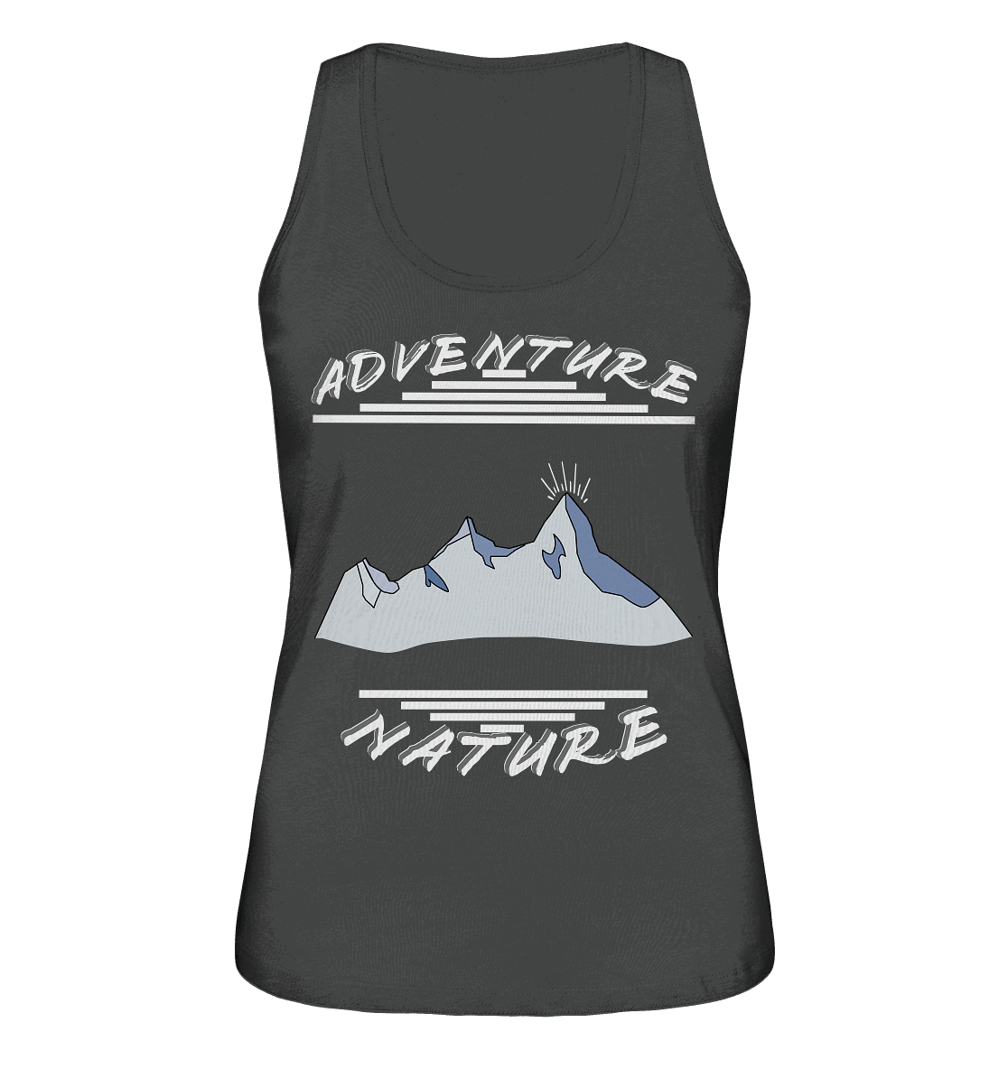 Adventure Nature, Abenteuer Natur, Camping, Geocaching - Ladies Organic Tank-Top