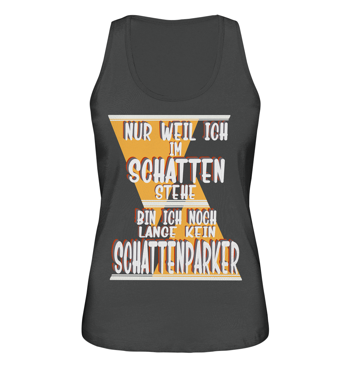 Schattenparker, mein Statement, Helles Design - Ladies Organic Tank-Top