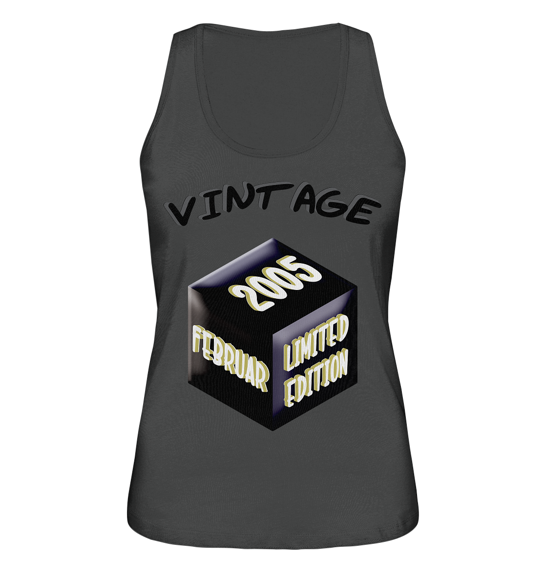 Vintage 2005 FEB Limited Edition, Geschenk zum 18 - Ladies Organic Tank-Top