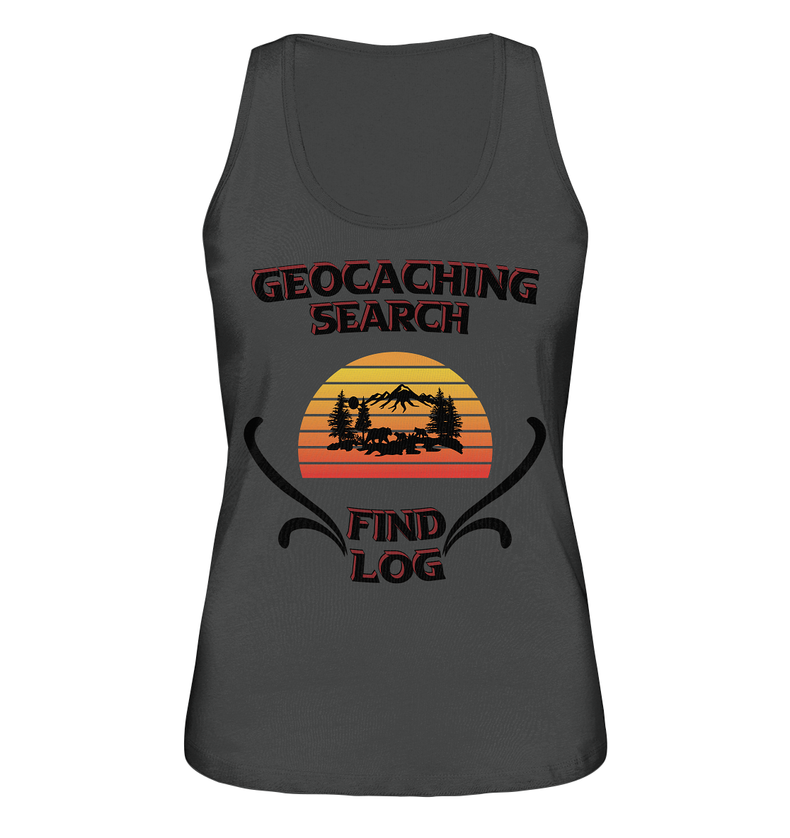 Geocaching, Suchen, Finden und Log, Geocaches - Ladies Organic Tank-Top