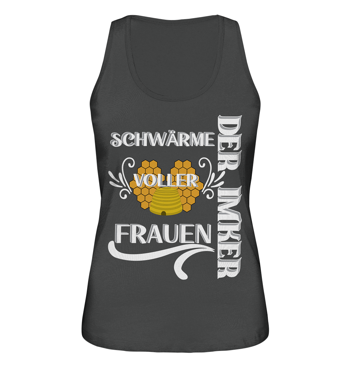 Der Imker, schwärme voller Frauen, Imkerei, Helden, Helles Motiv - Ladies Organic Tank-Top