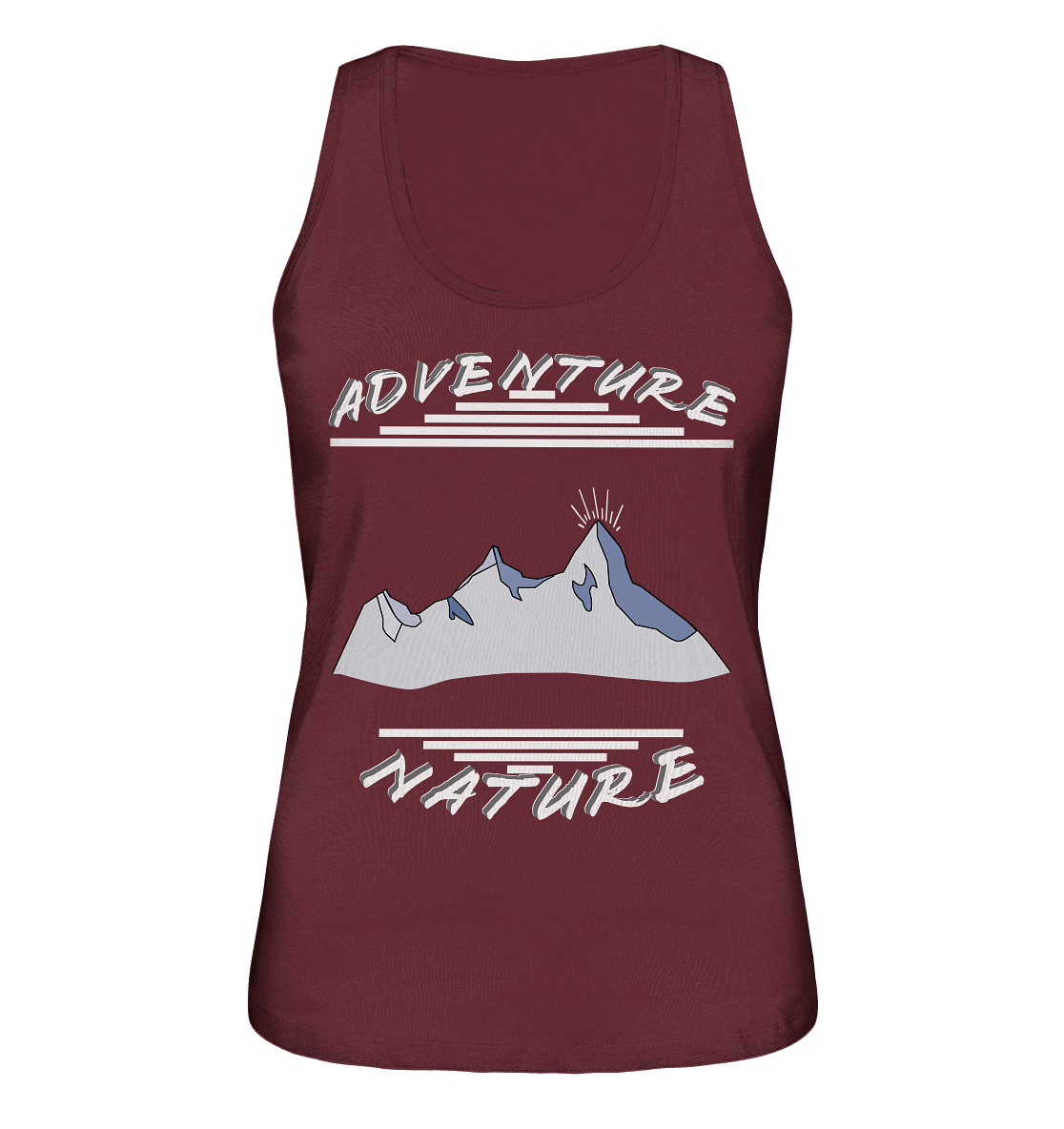 Adventure Nature, Abenteuer Natur, Camping, Geocaching - Ladies Organic Tank-Top