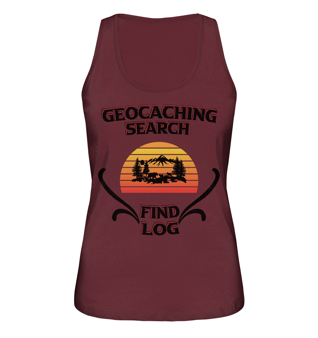 Geocaching, Suchen, Finden und Log, Geocaches - Ladies Organic Tank-Top