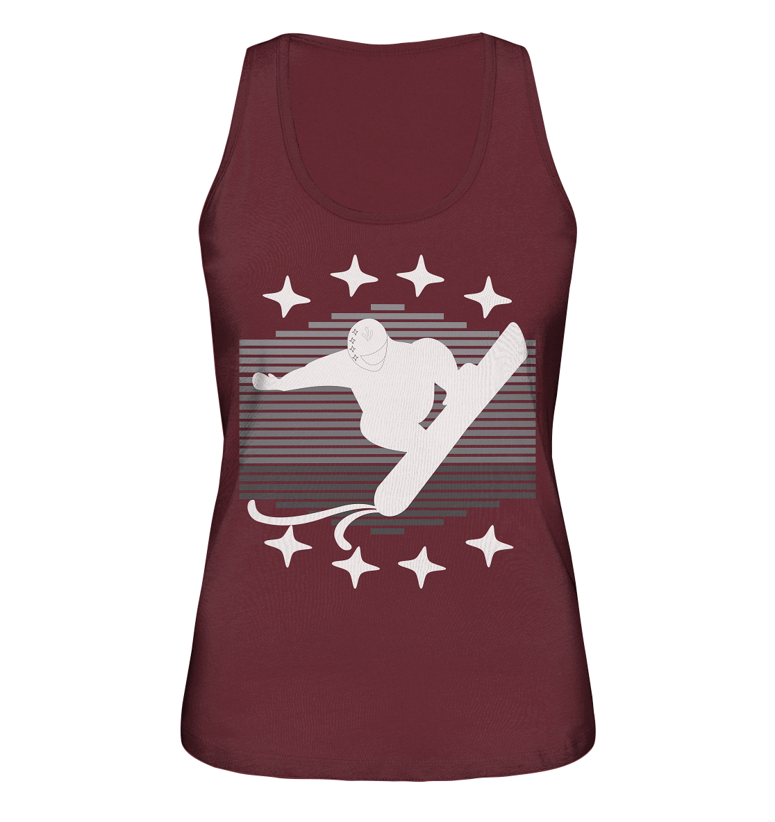 Snowboarder, Apres- Ski, Party danach, Piste - Ladies Organic Tank-Top