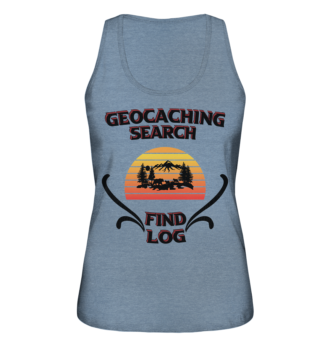 Geocaching, Suchen, Finden und Log, Geocaches - Ladies Organic Tank-Top