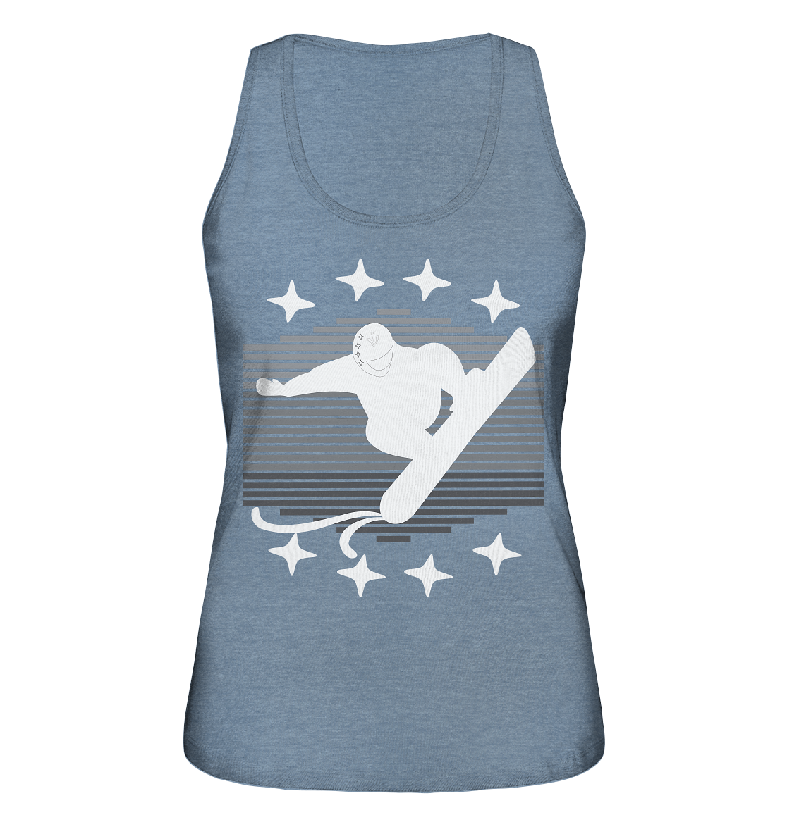 Snowboarder, Apres- Ski, Party danach, Piste - Ladies Organic Tank-Top