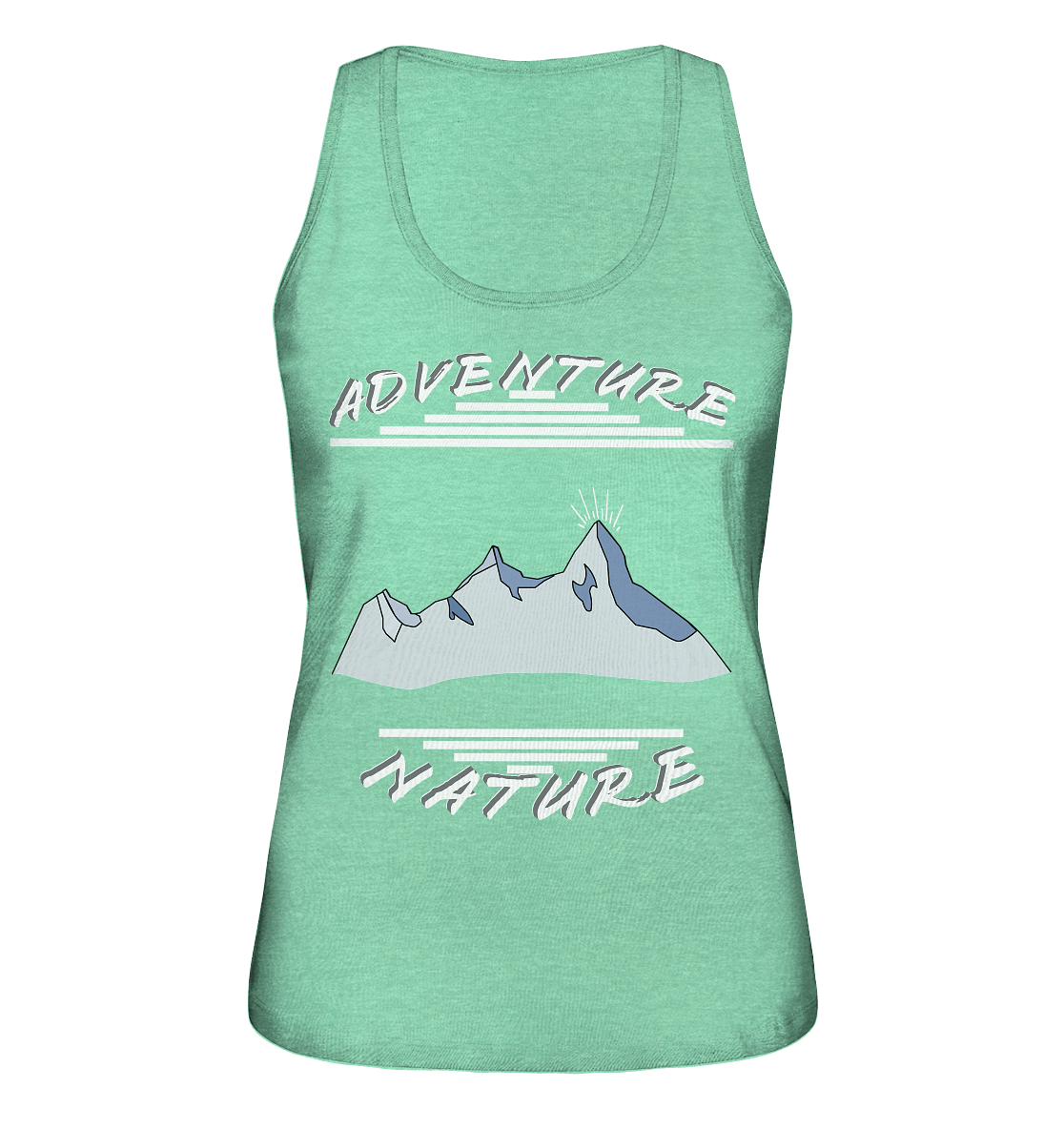 Adventure Nature, Abenteuer Natur, Camping, Geocaching - Ladies Organic Tank-Top