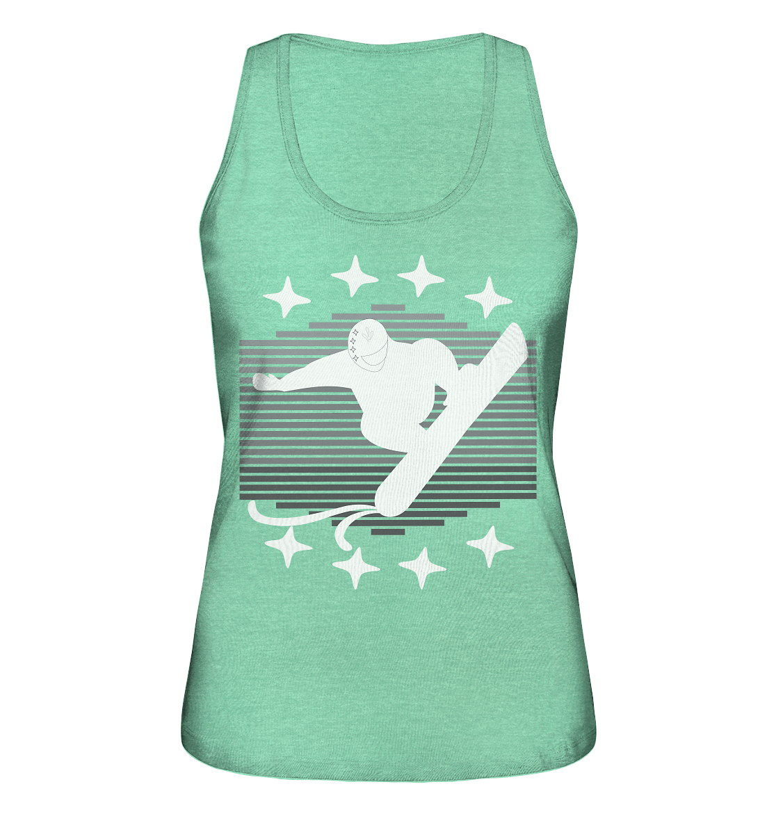 Snowboarder, Apres- Ski, Party danach, Piste - Ladies Organic Tank-Top