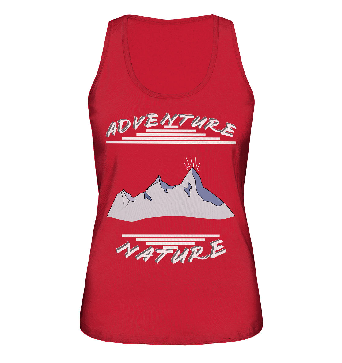 Adventure Nature, Abenteuer Natur, Camping, Geocaching - Ladies Organic Tank-Top