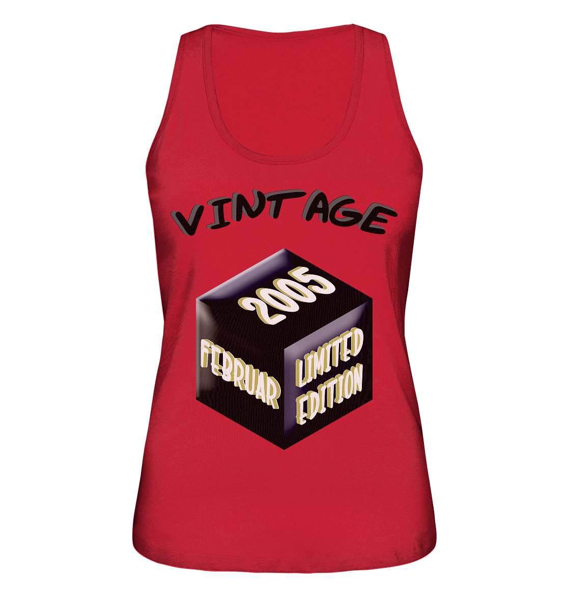 Vintage 2005 FEB Limited Edition, Geschenk zum 18 - Ladies Organic Tank-Top