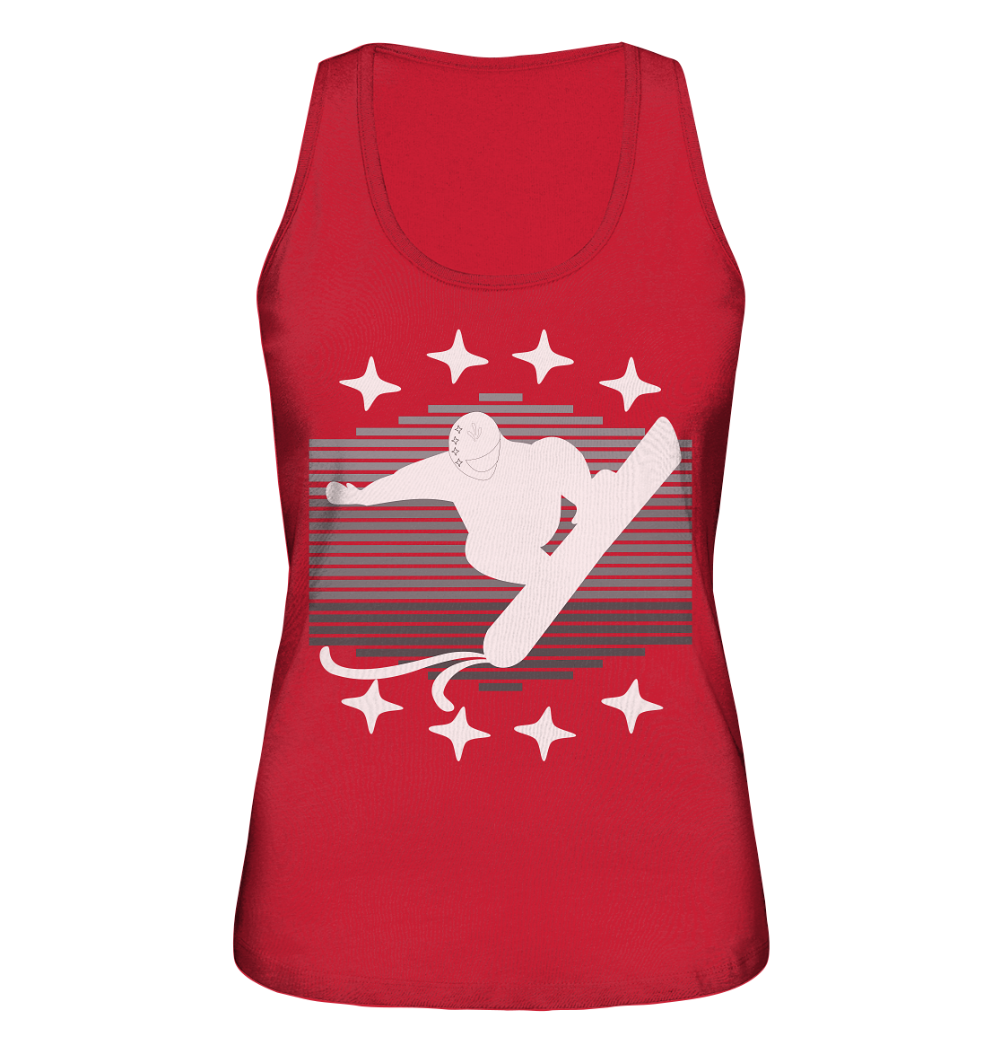 Snowboarder, Apres- Ski, Party danach, Piste - Ladies Organic Tank-Top