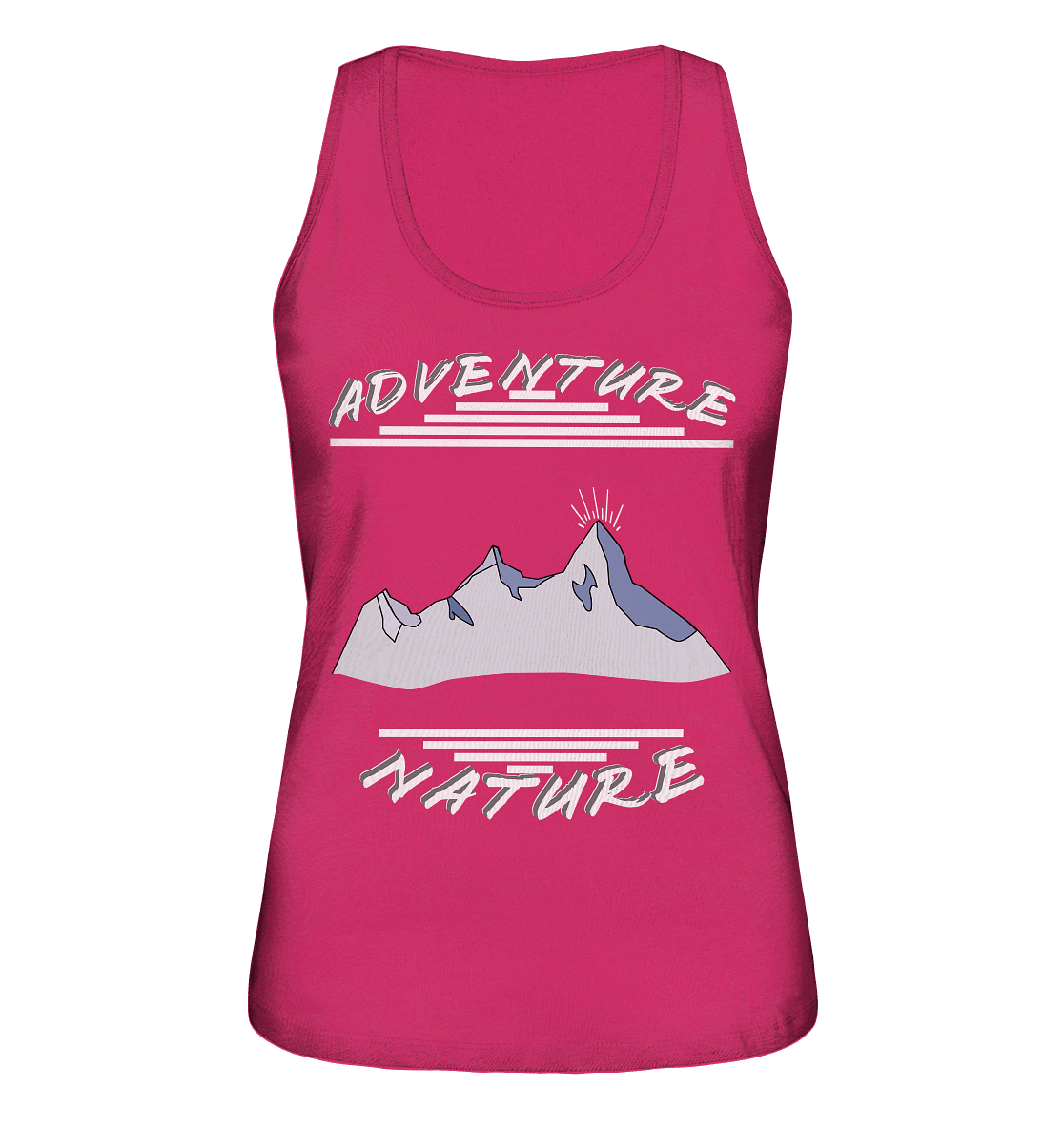 Adventure Nature, Abenteuer Natur, Camping, Geocaching - Ladies Organic Tank-Top