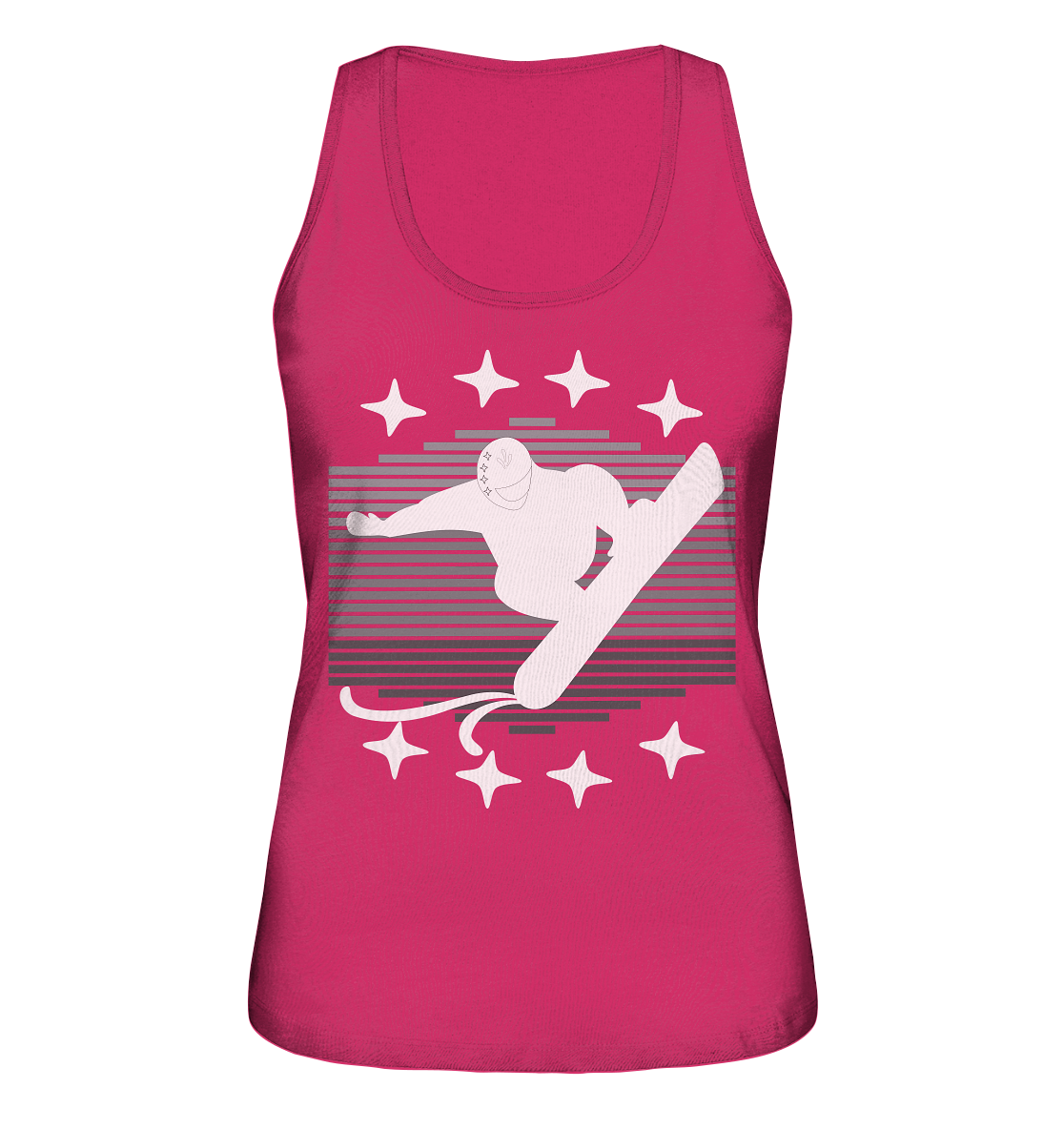 Snowboarder, Apres- Ski, Party danach, Piste - Ladies Organic Tank-Top