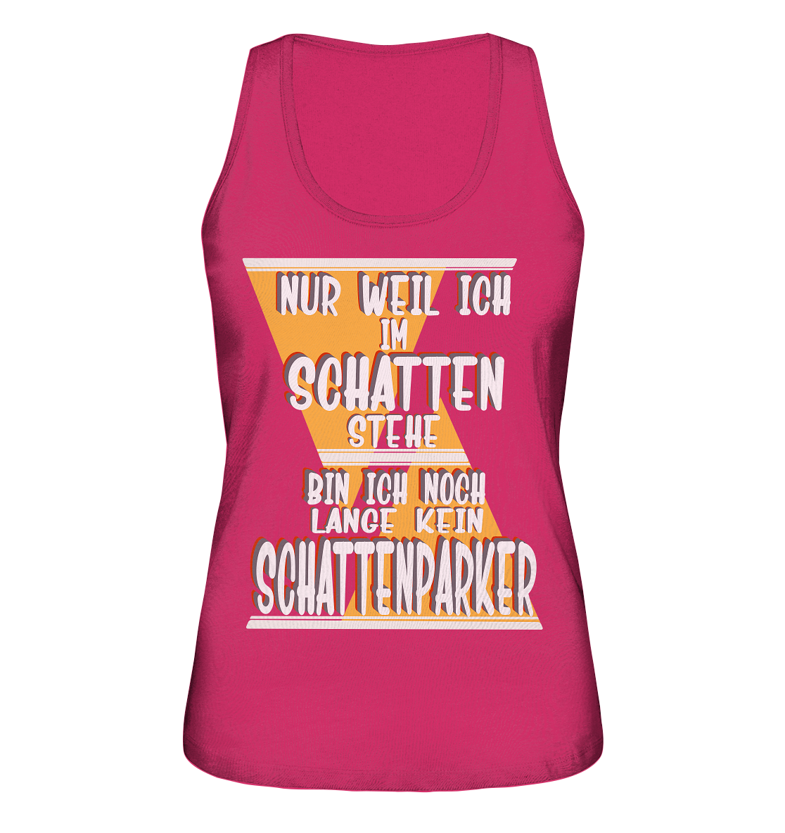 Schattenparker, mein Statement, Helles Design - Ladies Organic Tank-Top