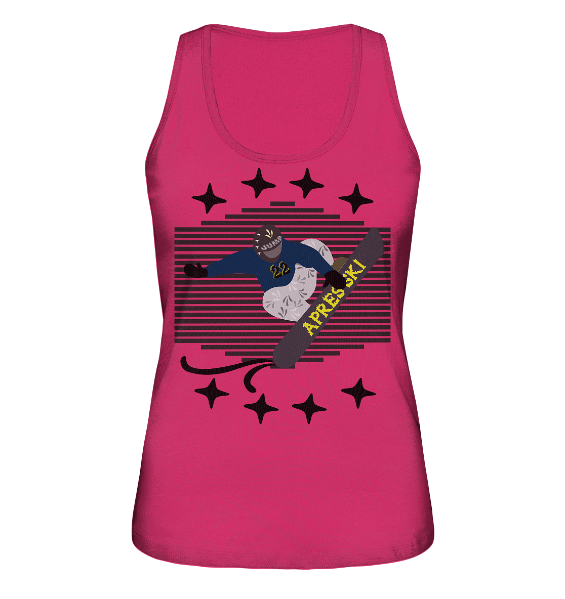 Snowboarding, Apres- Ski, Snowboard, - Ladies Organic Tank-Top