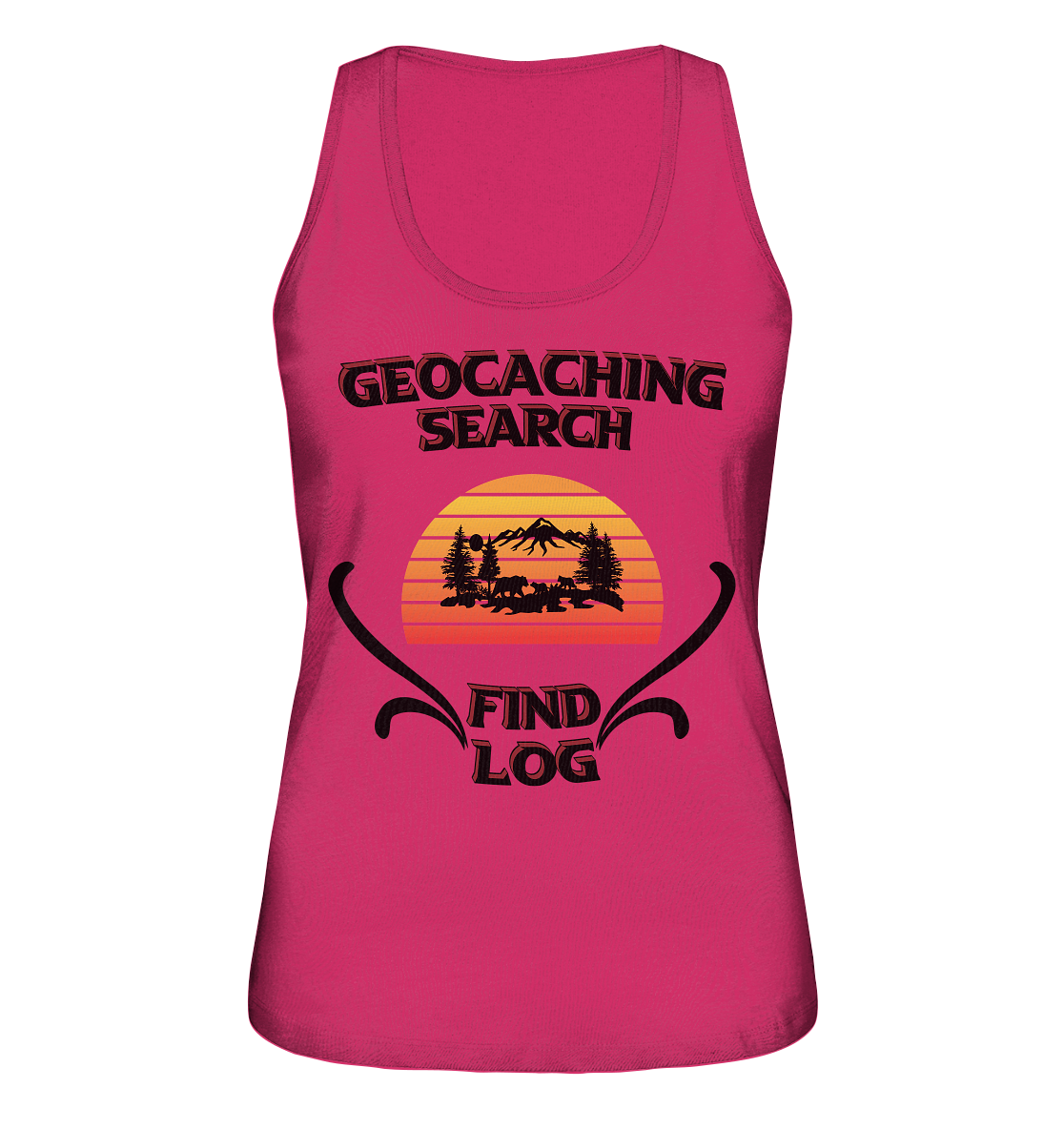 Geocaching, Suchen, Finden und Log, Geocaches - Ladies Organic Tank-Top